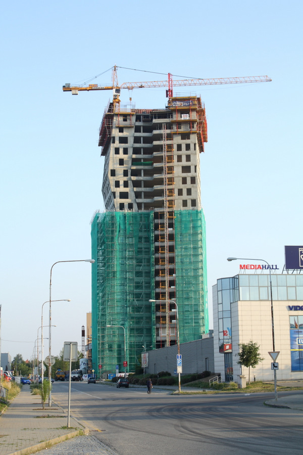 Stavba nové nejvyšší budovy v ČR