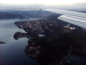 klesáme, to pod náma už bude asi Bergen a okolí